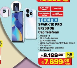 Tecno Spark 10 Pro 8/256 GB Cep Telefonu image