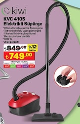 Kiwi KVC 4105 Elektrikli Süpürge 890 W image