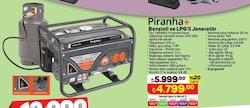 Piranha Benzinli ve LPG'li Jeneratör image