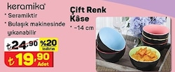Keramika Çift Renk Kase 14 cm image