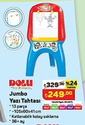 Dolu Jumbo Yazı Tahtası Oyuncak 105x60x41 cm image