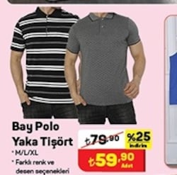 Polo Bay Yaka Tişört image