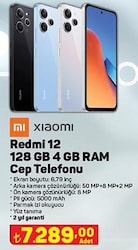 Xiaomi Redmi 12 128 GB 4 GB RAM Cep Telefonu image