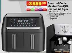 Xiaomi Smartmi Cook Master Duo Çift Hazneli Airfryer 9,6 L image