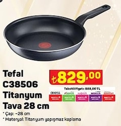 Tefal C38506 Titanyum Tava 28 cm image