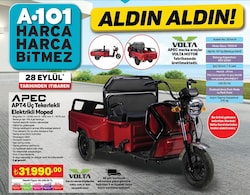 Apec APT4 Üç Tekerlekli Elektrikli Moped image