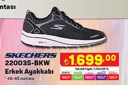 Skechers 220035-BKW Erkek Ayakkabı image