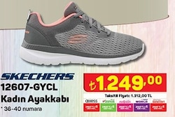Skechers 12607-GYCL Kadın Ayakkabı image