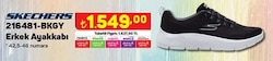 Skechers 216481-BKGY Erkek Ayakkabı image