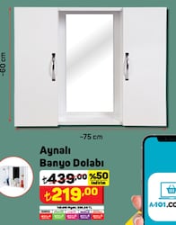 Aynalı Banyo Dolabı image