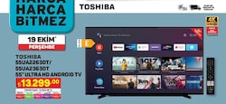 Toshiba 55UA2263DT/55UA2363DT 55 inç 139 cm Ultra HD Android TV image