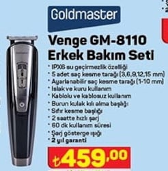 Goldmaster Venge GM-8110 Erkek Bakım Seti  image