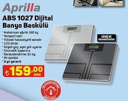 Aprilla ABS 1027 Dijital Banyo Baskülü  image