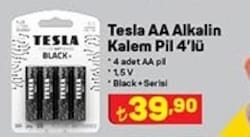 Tesla AA Alkalin Kalem Pil 4'lü  image