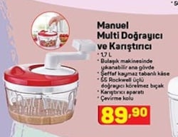 Manuel Multi Doğrayıcı ve Karıştırıcı 1,7 L image