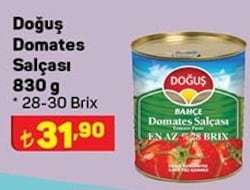 Doğuş Domates Salçası 830 gr image