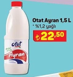 Otat %1,2 Yağlı Ayran 1,5 L image