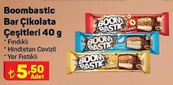 Boombastic Bar Çikolata Çeşitleri 40 g image