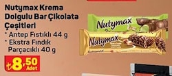 Nutymax Krema Dolgulu Bar Çikolata Çeşitleri 44/40 g image