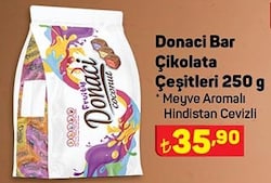 Donaci Bar Çikolata Çeşitleri 250 g image