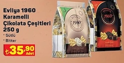 Evliya 1960 Karamelli Çikolata Çeşitleri 250 g image