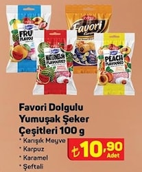 Favori Dolgulu Yumuşak Şeker Çeşitleri 100 g image