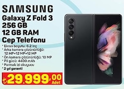 Samsung Galaxy Z Fold 3 256 GB 12 GB Ram Cep Telefonu image