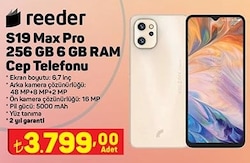 Reeder S19 Max Pro 256 GB 6 GB RAM Cep Telefonu image
