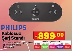Philips DLP9230NB Kablosuz Şarj Standı image