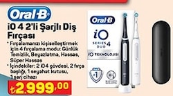 Oral-B iO 4 2'li Şarjlı Diş Fırçası image