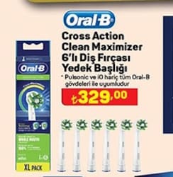 Oral-B Cross Action Clean Maximizer 6’lı Diş Fırçası Yedek Başlığı image