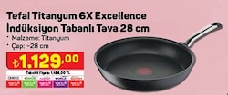 Tefal Titanyum 6X Excellence İndüksiyon Tabanlı Tava 28 cm image