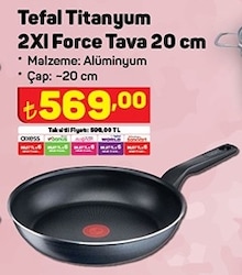 Tefal Titanyum 2X XL Force Tava 20 cm image