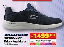 Skechers 58360-NVY Erkek Ayakkabı image