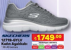 Skechers 12719-GYLV Kadın Ayakkabı image