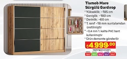 Tiamob Mare Sürgülü Gardırop image