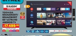 Toshiba 65UA2263DT/65UA2363DT 65 inç Ultra HD Android TV image