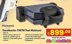 Homend Toastbuster 1337H Tost Makinesi image