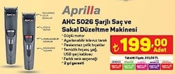 Aprilla AHC 5026 Şarjlı Saç ve Sakal Düzeltme Makinesi image