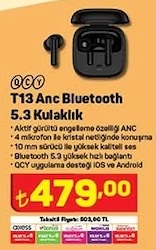 QCY T13 Anc Bluetooth 5.3 Kulaklık image