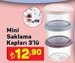 Mini Saklama Kapları 3'lü image