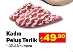 Juno Kadın Peluş Terlik image