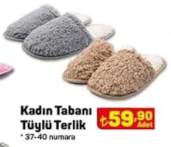 Juno Kadın Tabanı Tüylü Terlik image