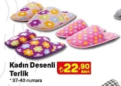 Juno Kadın Desenli Terlik image
