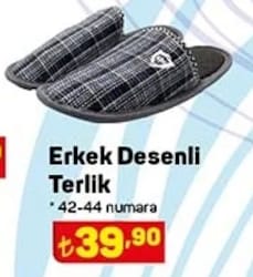 Juno Erkek Desenli Terlik image