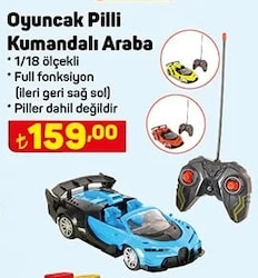 Pilli Kumandalı Oyuncak Araba image