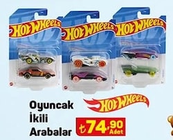Hot Wheels Oyuncak İkili Arabalar image