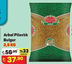 Arbel Pilavlık Bulgur 2,5 kg image
