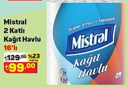 Mistral Kağıt Havlu 2 Katlı 16'lı image