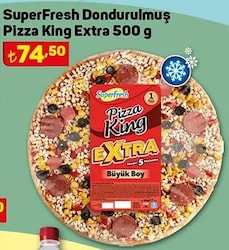 Superfresh Dondurulmuş Pizza King Extra 500 g image